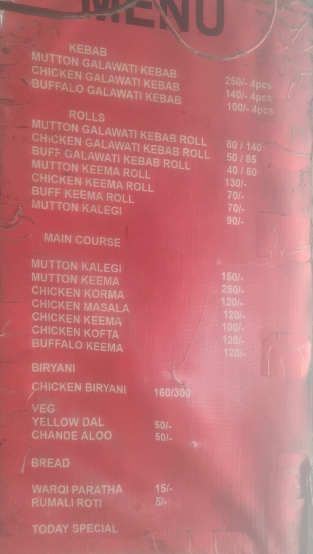 Lucknowi Galawati kebab Resturant (TIKONA PARK)