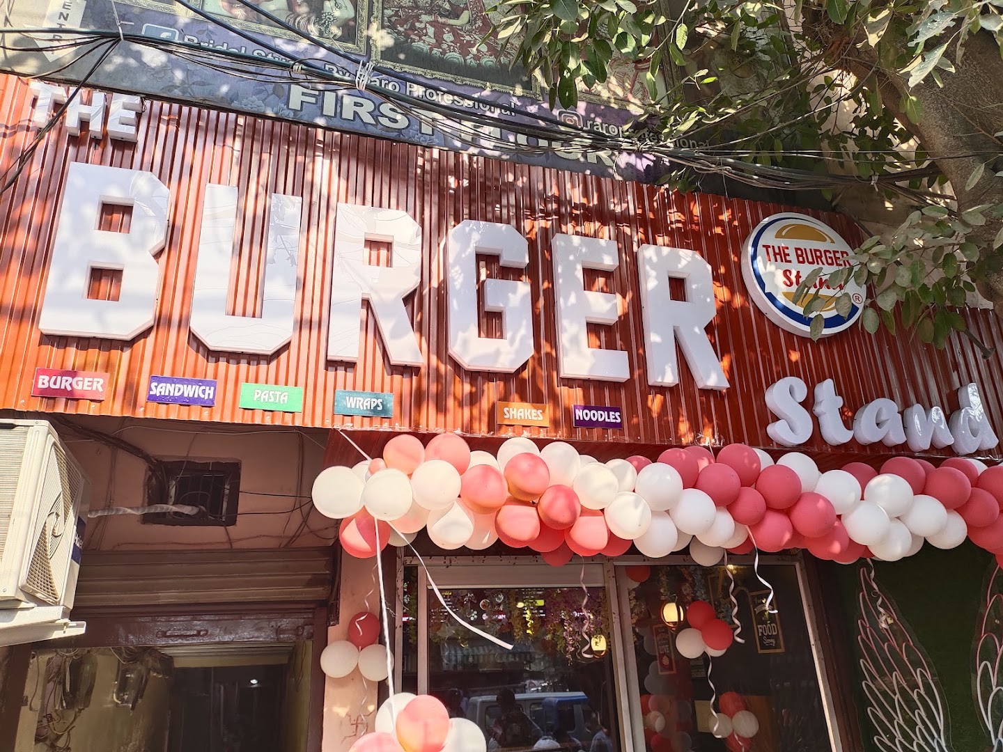 The burger stand