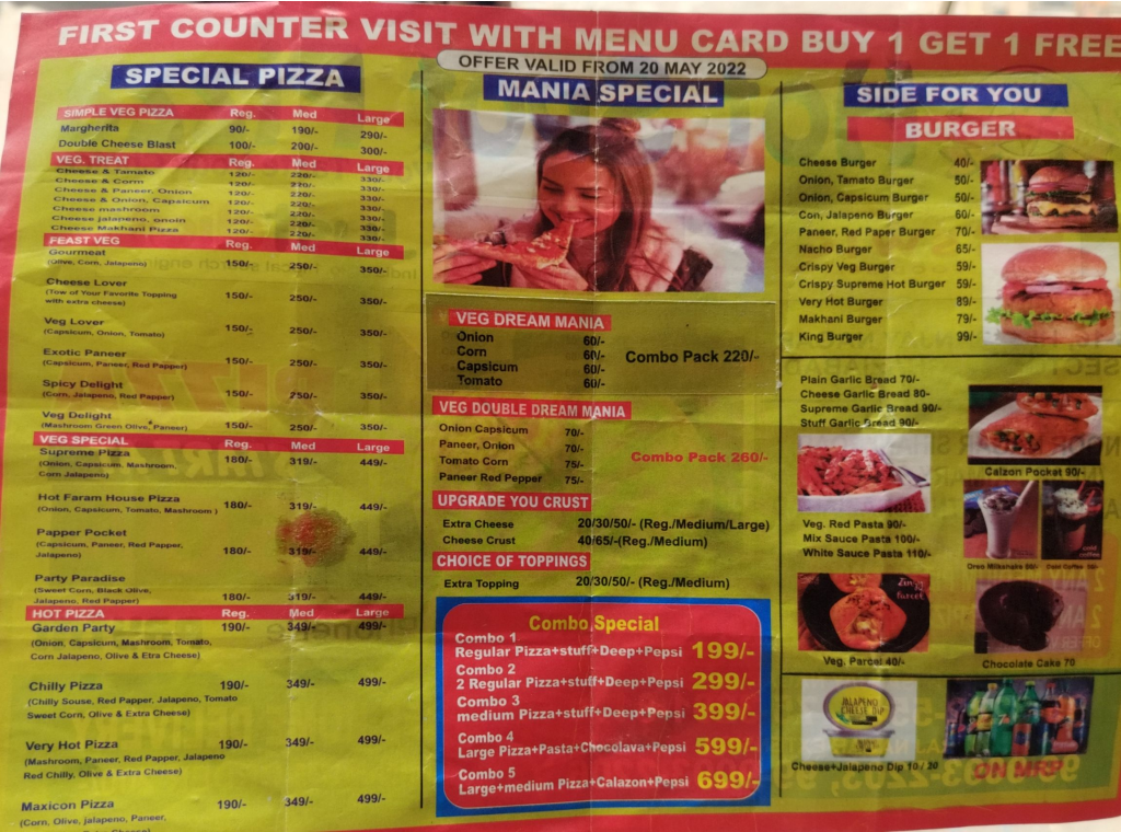 Hot Spot Pizza your taste (your choice