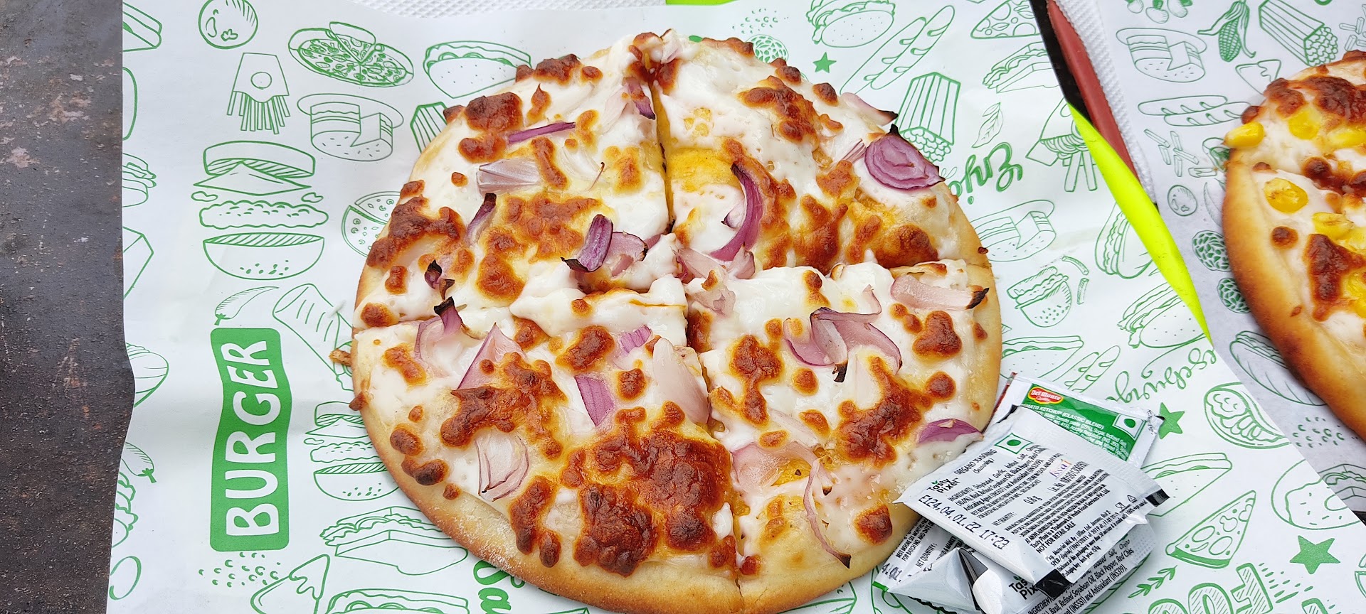 Smoke pizza