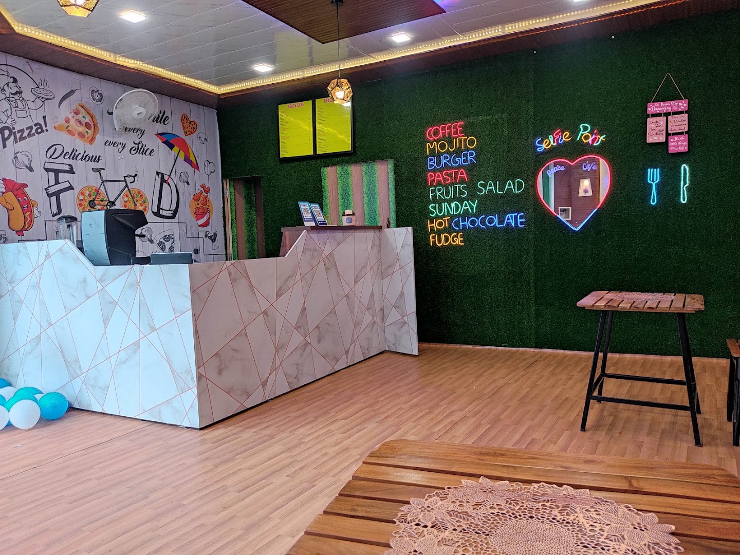 Peace cafe serving love